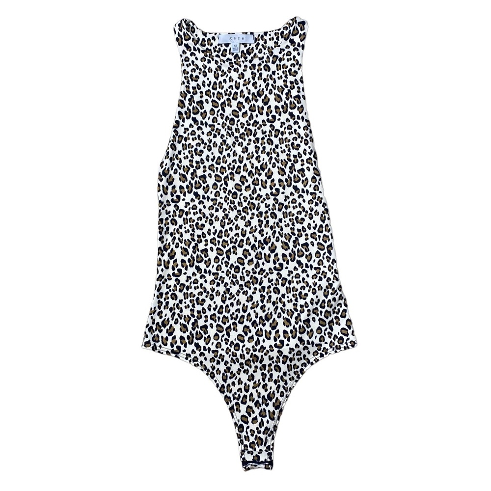 Gaze High Neck Thong Bodysuit